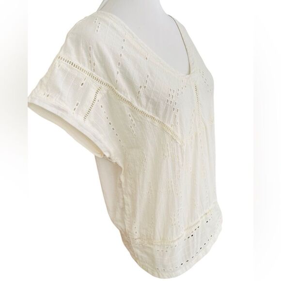 prAna Women's Keelie Top, Soft White, size Small. - Picture 8 of 11